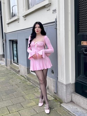 Roze Glitter