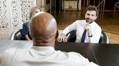 Blonde wife destroyed by big black cock