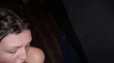 Homemade sex video with a big-titted brunette teen