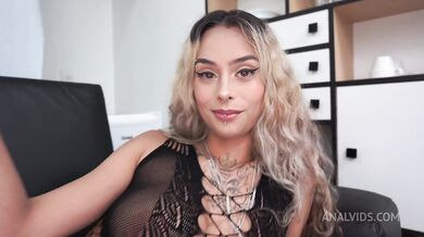 Morganita Brux take on two monster cocks in tight Brazilian pussy!