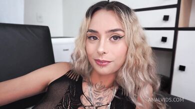 Morganita Brux take on two monster cocks in tight Brazilian pussy!