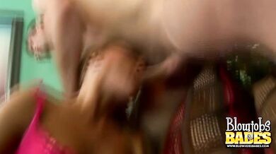 Mckenize Miles gets her throat full of cock in this steamy scene.