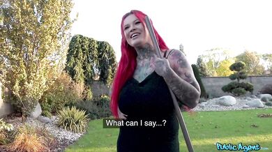 TS Sabien Demonia Big Ass Outdoor Creampie