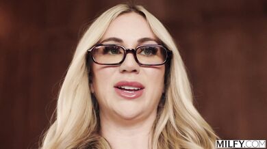 Blonde teacher Brianna Coppage gets her hungry holes fucked raw by former students