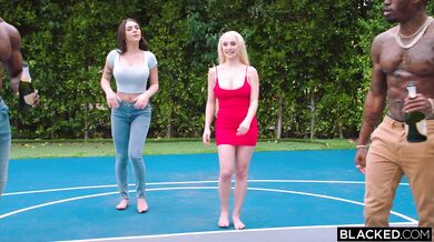 BFFs on a mission Gabbie Carter and Skylar Vox crave and get some serious BBC action