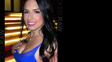 BBC lover Eva Angelina takes on double the meat in this sweat soaked interracial scene