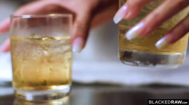 Two horny besties take turns devouring a huge BBC before getting filled up