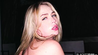 Lilly Bell enjoys a hardcore oral session with a massive BBC during a hotwife filming