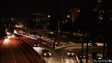 Lilly Bell enjoys a hardcore oral session with a massive BBC during a hotwife filming