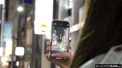 Tiny tourist Asuka Tenshi gets wrecked by a massive black cock while on holiday