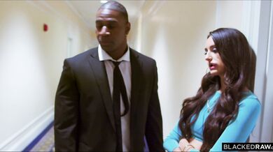 Eliza gets her tight pussy stretched to the limit by a powerful BBC