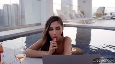 From a stinging spanking to a messy finish watch Lena enjoy every second of this fuckfest