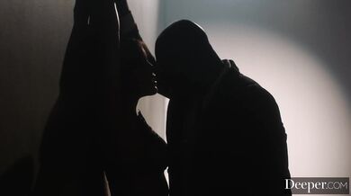 Stunning Alina Lopez lose control while being tied up and dominated by two hung men