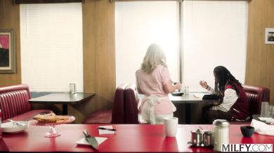 A blonde MILF's fantasy comes true as Andie Anderson takes on a powerful black member