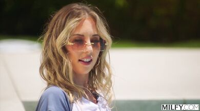 Millie Morgan handles a double dose of massive black wood as she gets drilled by two powerful studs