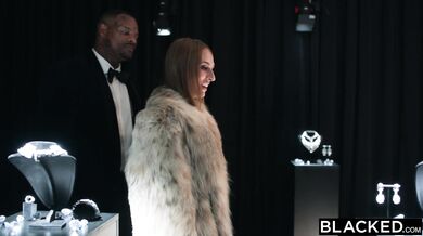 Thirsty bitch Angel Youngs gets her wet snatch wrecked and filled with cum