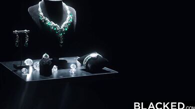 Thirsty bitch Angel Youngs gets her wet snatch wrecked and filled with cum