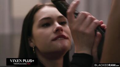 Mila Perez used as a BBC fuck toy and getting creamed