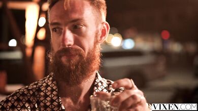 Dolly Orchid riding and bouncing on a big bar cock in HQ