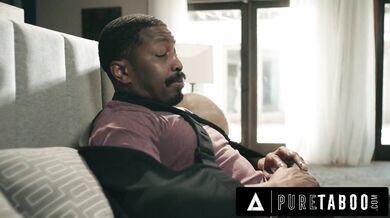 Pervy Stepdad Fakes Injury To Trick Hot Stepdaughter Ameena Green Into Fucking Him!