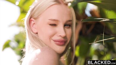 Gorgeous Tiny Blonde Avrora Can't Resist Man's BBC